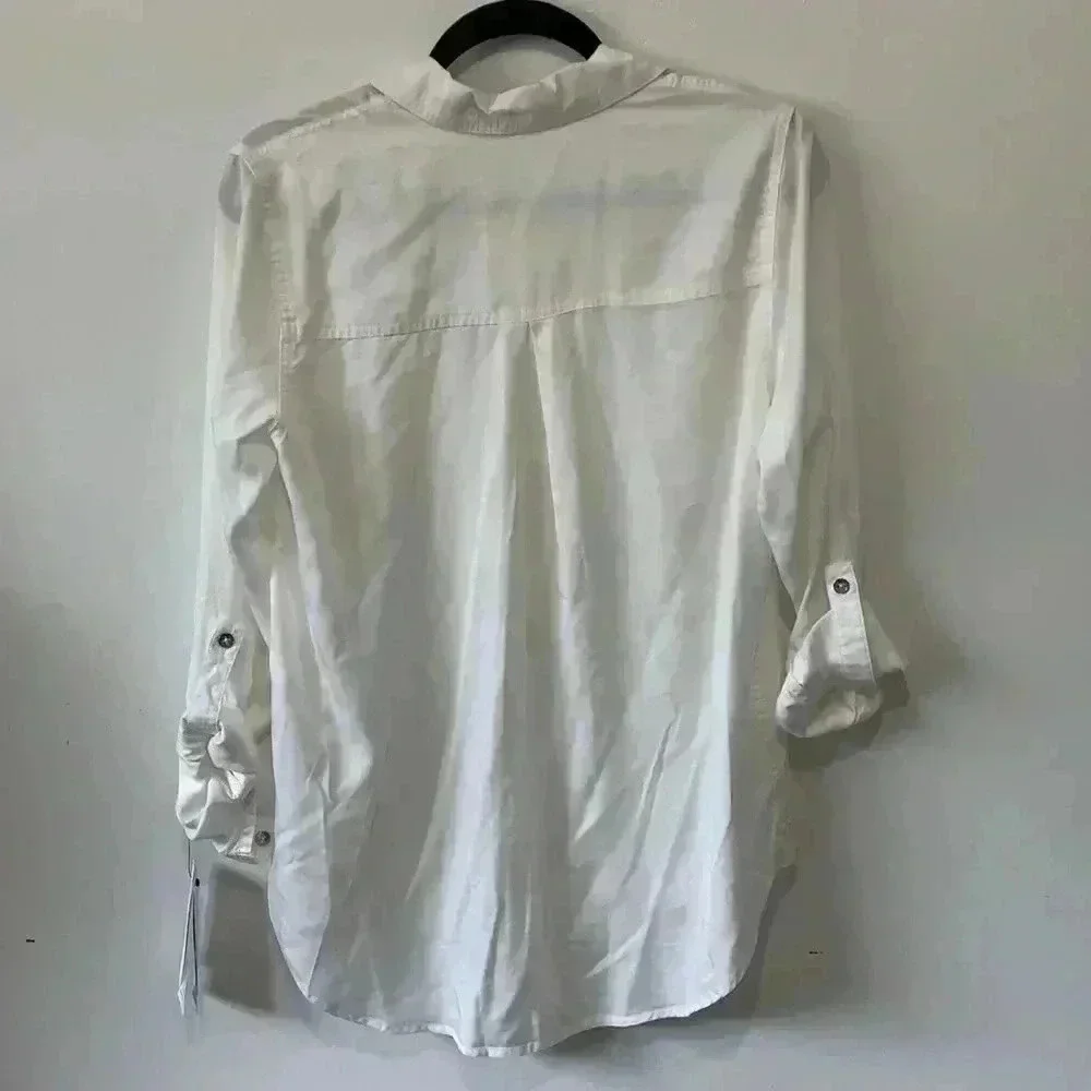 BNWT Calvin Klein Jeans Tencel button down shirts size S - Picture 3 of 5